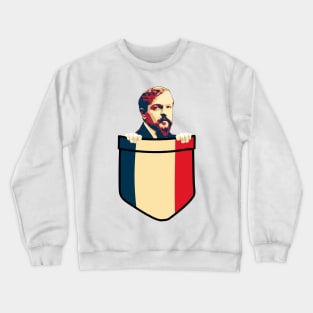 Claude Debussy In My Pocket Crewneck Sweatshirt